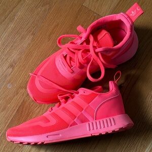 Adidas NMD- R1 Neon Orange Tennis Shoes